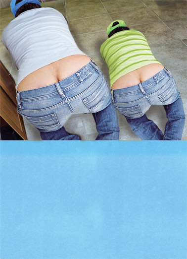 Plumber Buddies Funny Goofy Photo Card    Dad... You're my ROLE MODEL!  Happy Father's Day